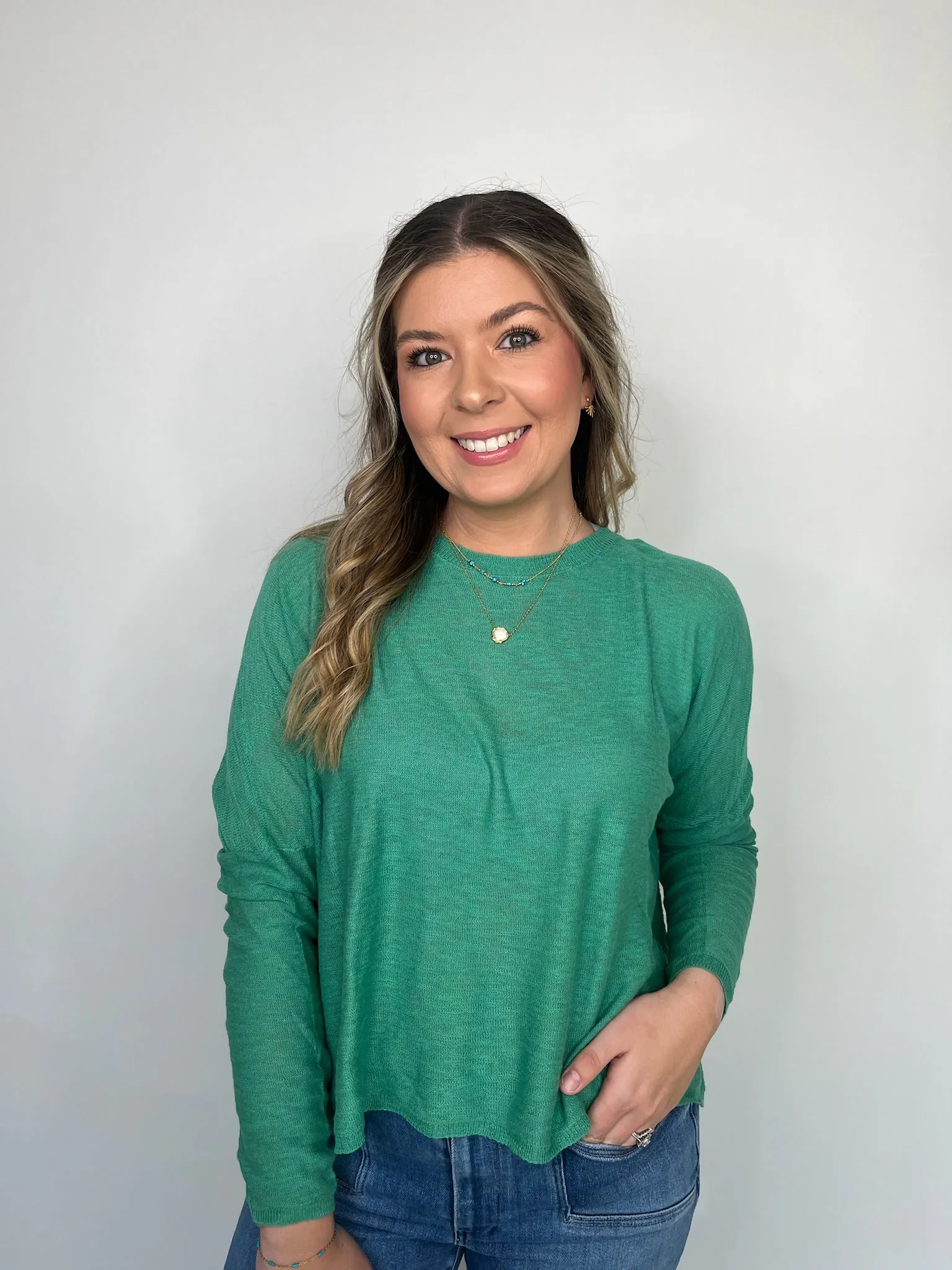 Stitch Drop Sandcastle Sweater