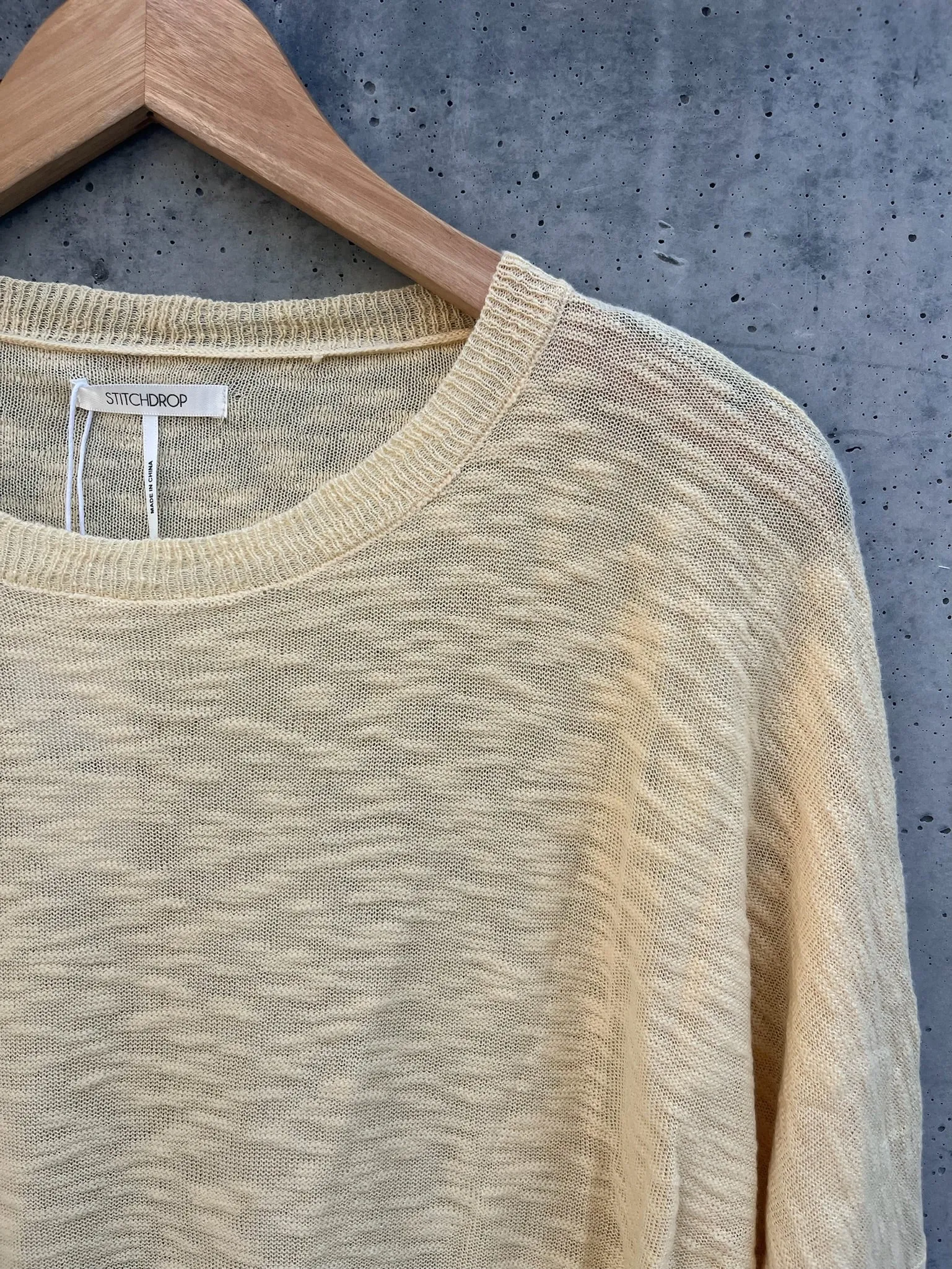 Stitch Drop Sandcastle Sweater