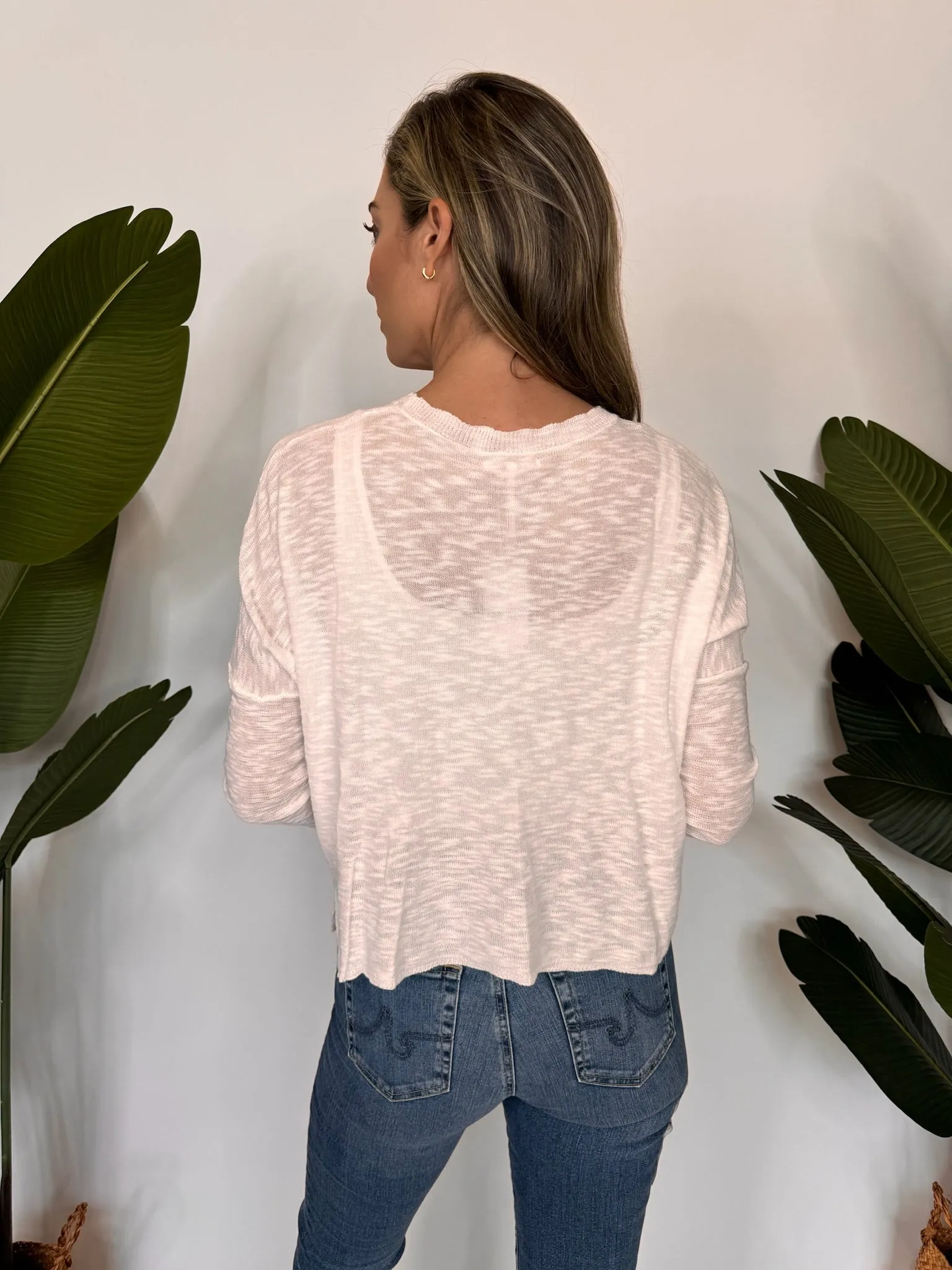 Stitch Drop Sandcastle Sweater