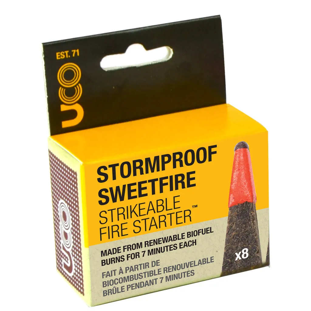Stormproof Sweetfire Strikeable Matches - 8-pack