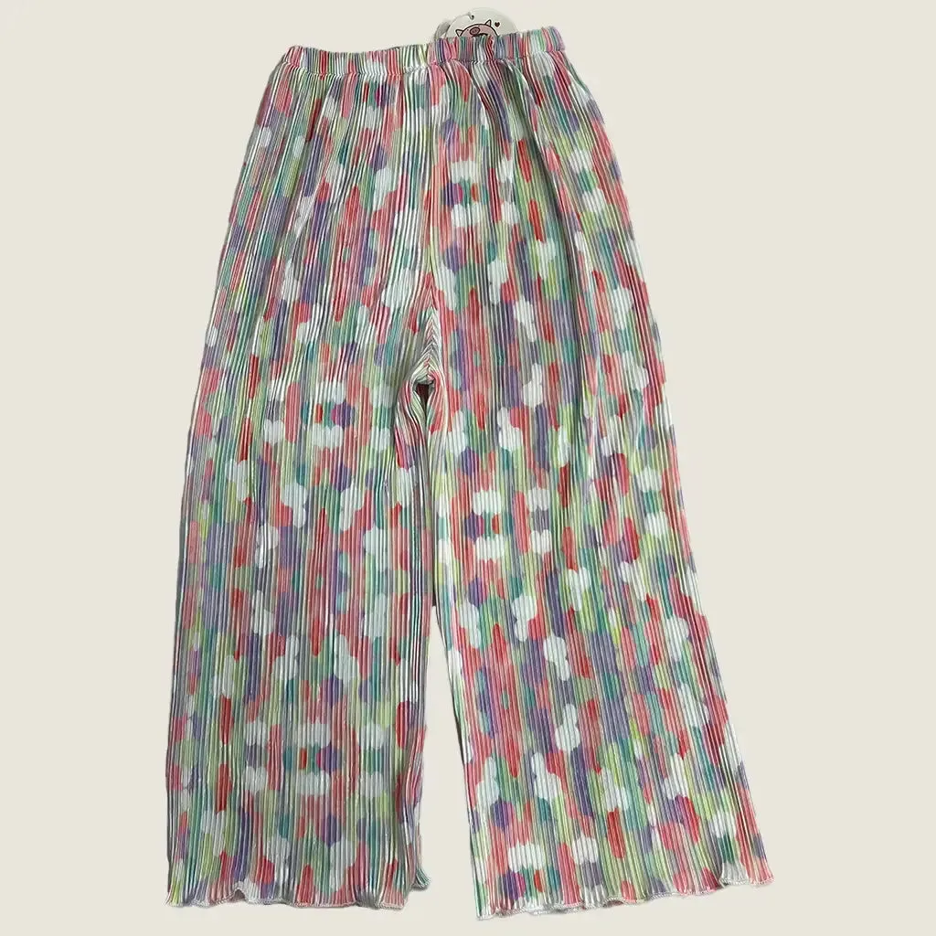 Sweet & Baba Girls Pastel Pleated Pant Small