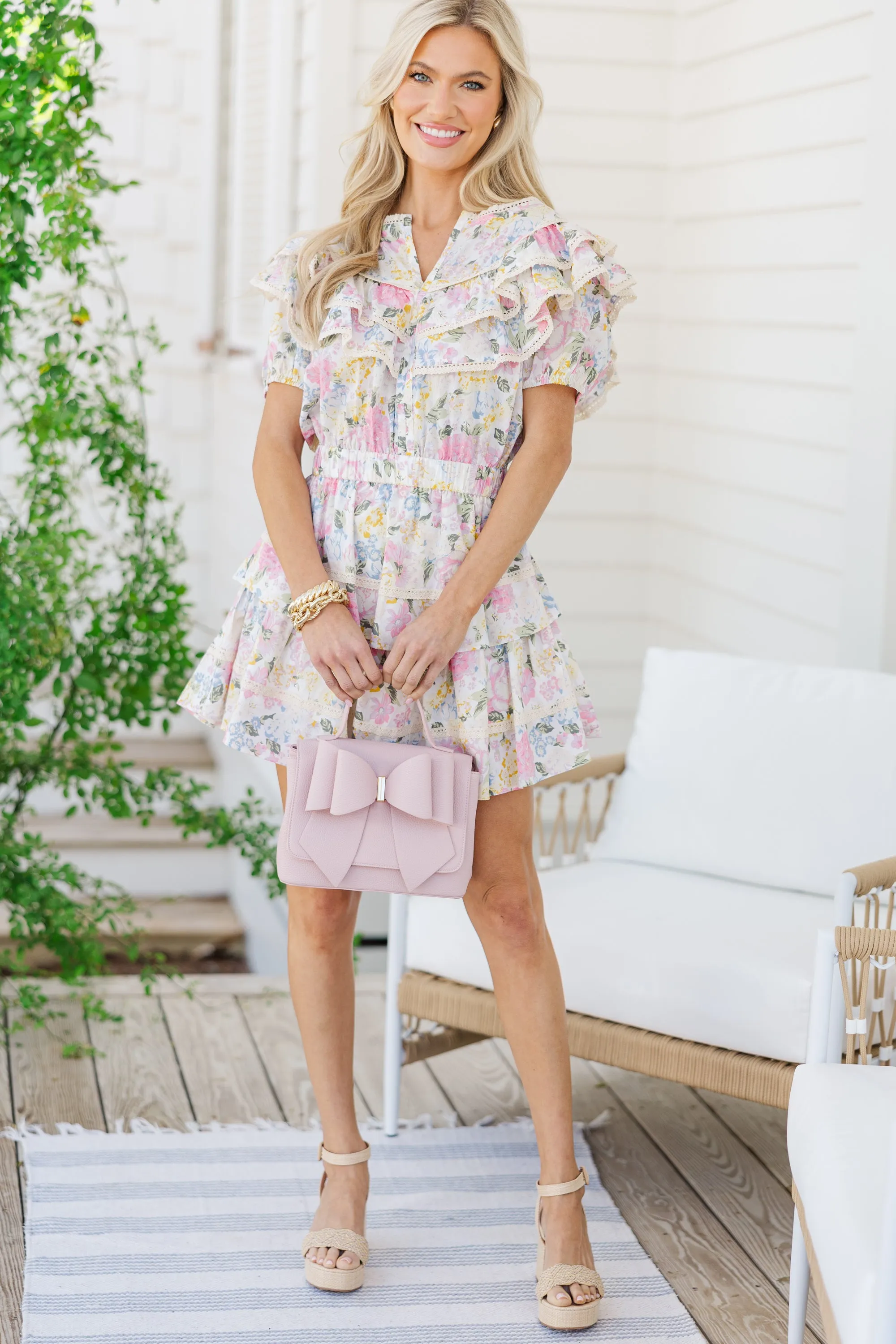 Sweet Dreams Pink Floral Dress