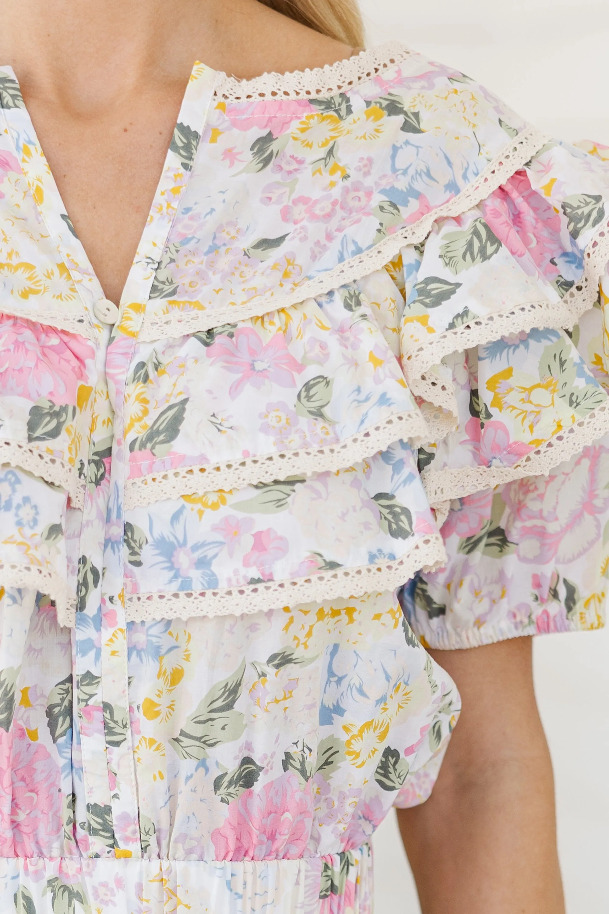 Sweet Dreams Pink Floral Dress