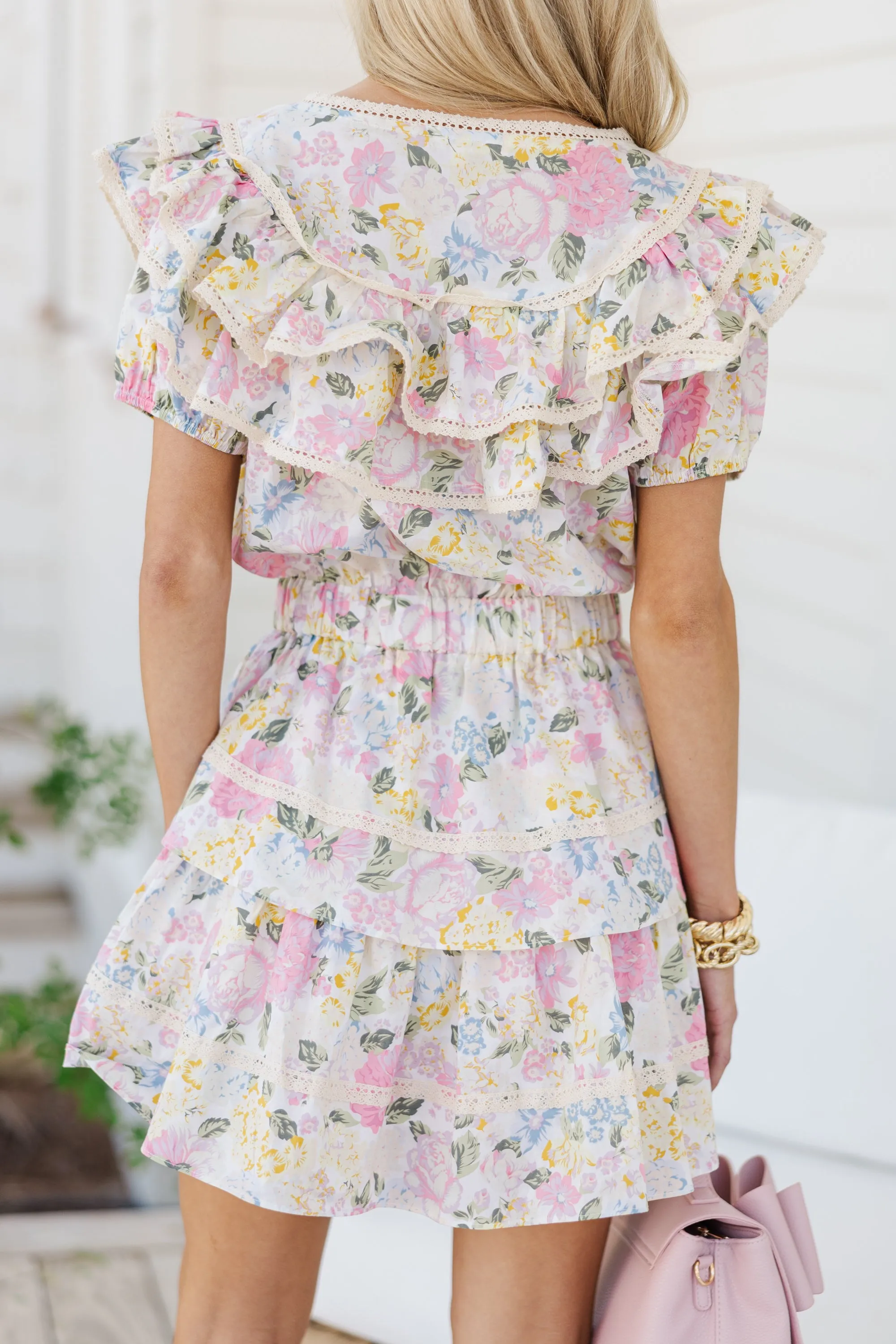 Sweet Dreams Pink Floral Dress