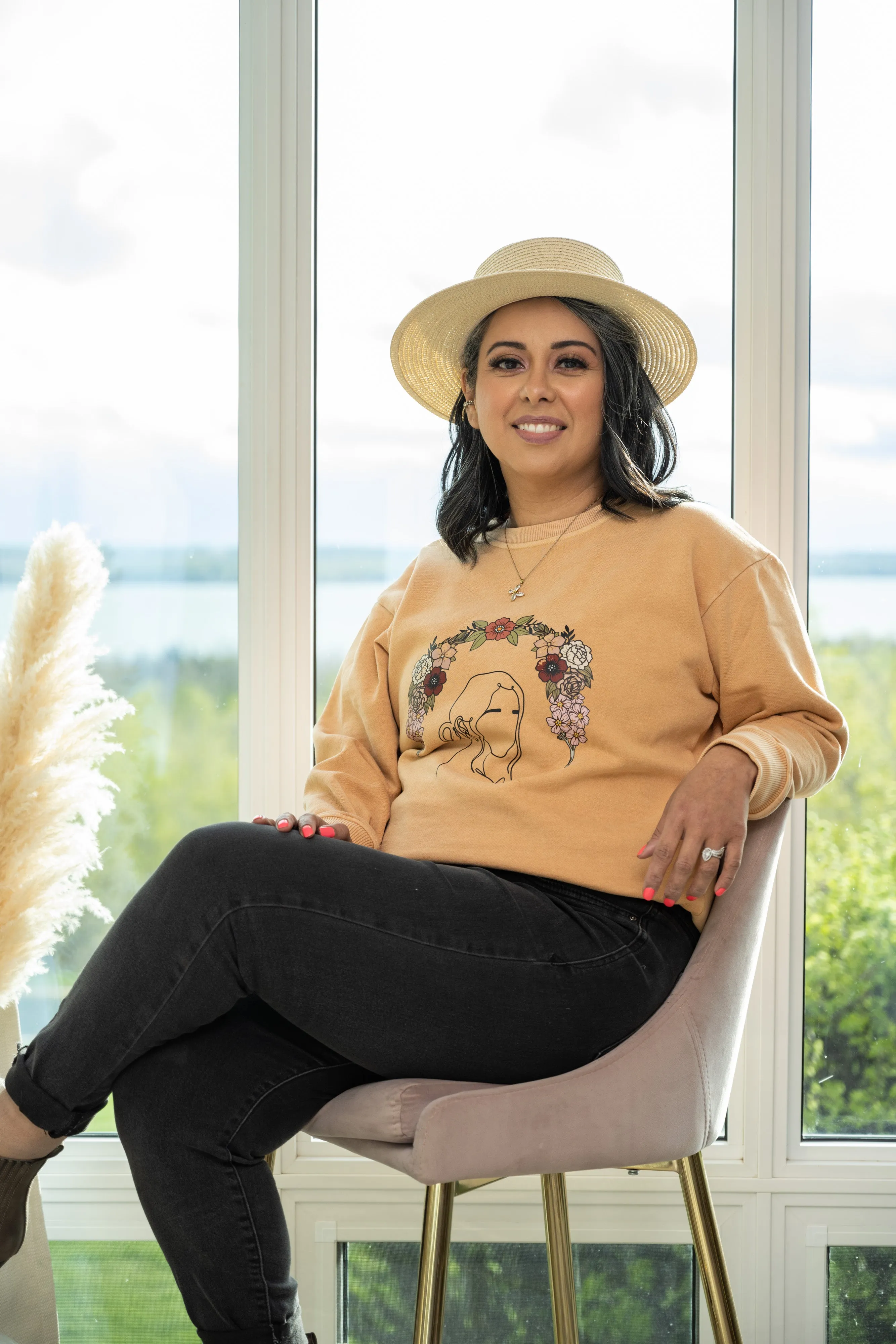 The Original 100% Cotton Crewneck Mama Sweater