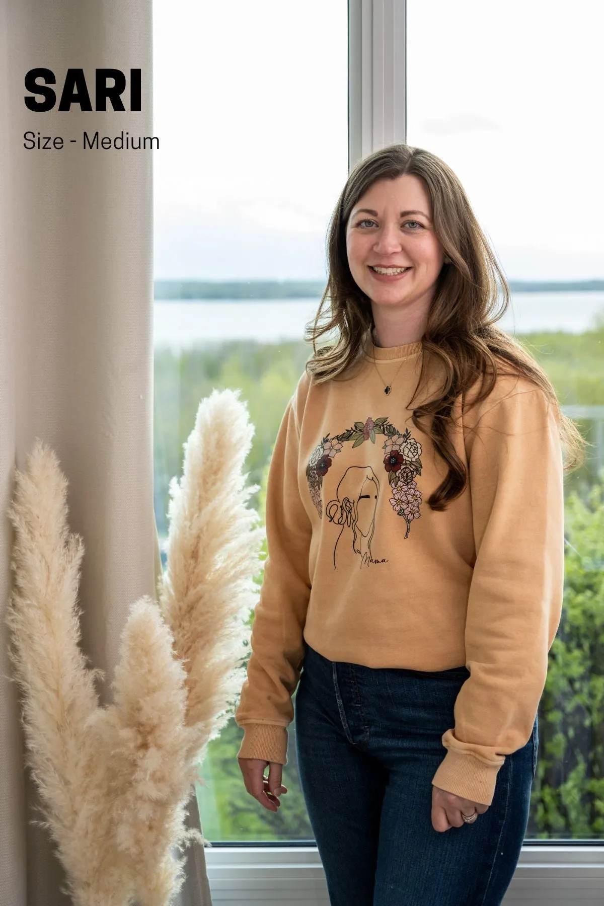 The Original 100% Cotton Crewneck Mama Sweater