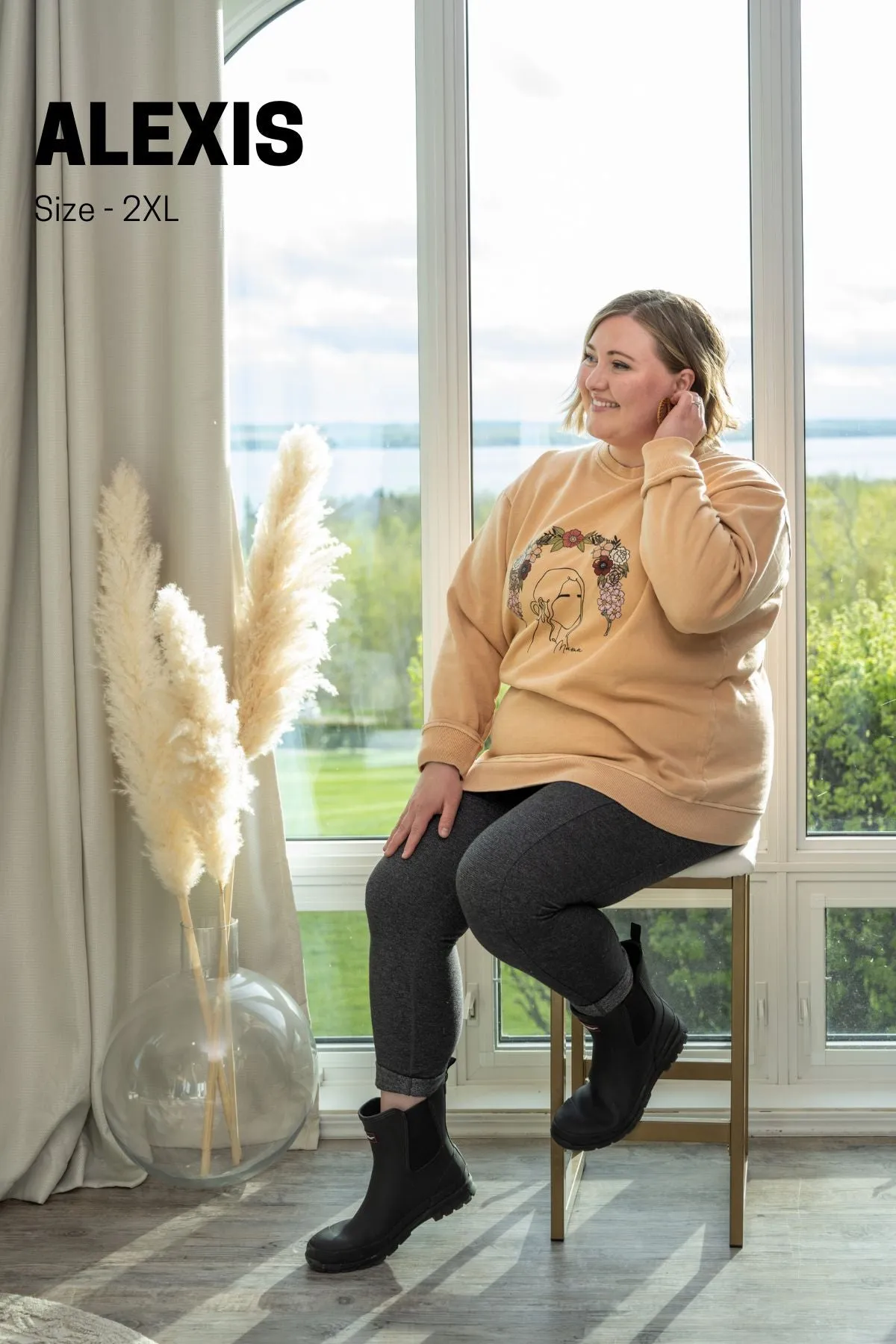 The Original 100% Cotton Crewneck Mama Sweater