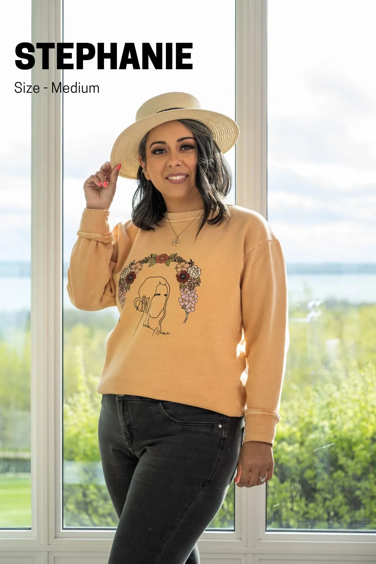 The Original 100% Cotton Crewneck Mama Sweater