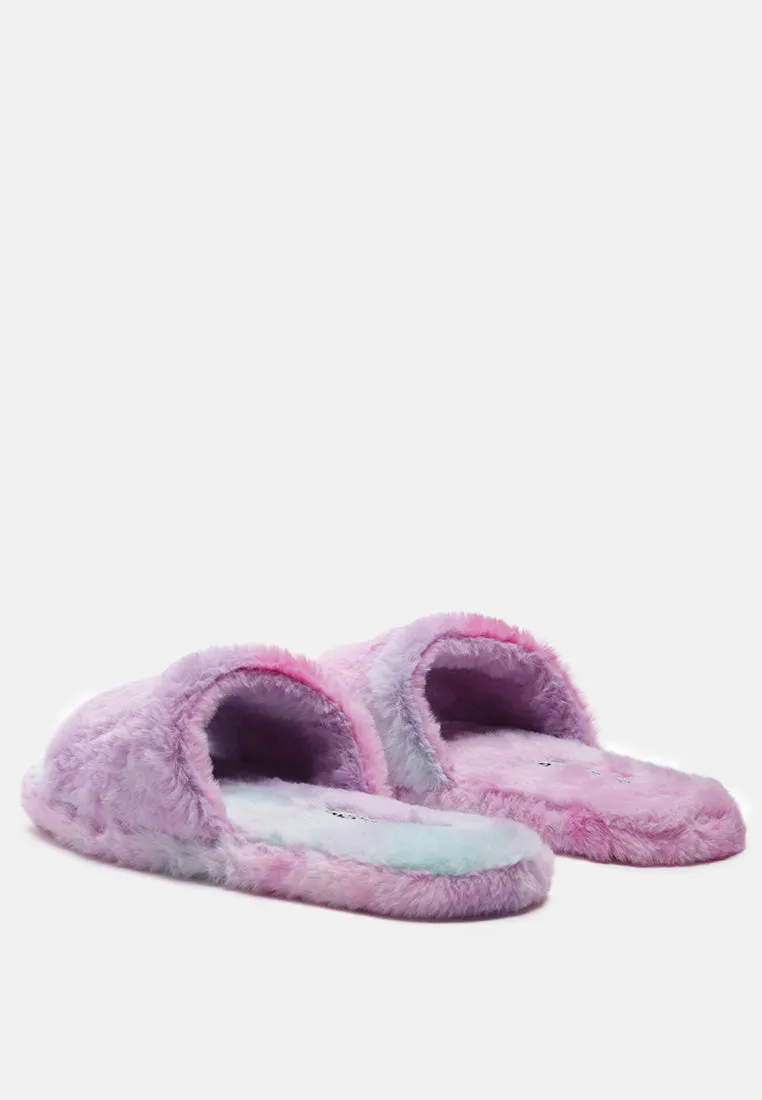 ulrika faux fur indoor flats