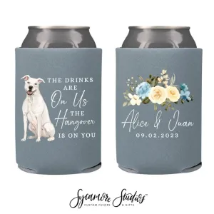 Wedding Can Cooler #17FR - Full Color - The Hangover Is on You