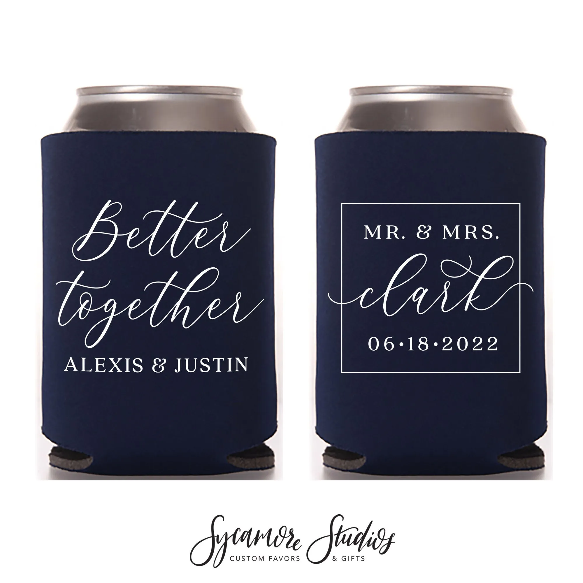 Wedding Can Cooler #186R - Better Together