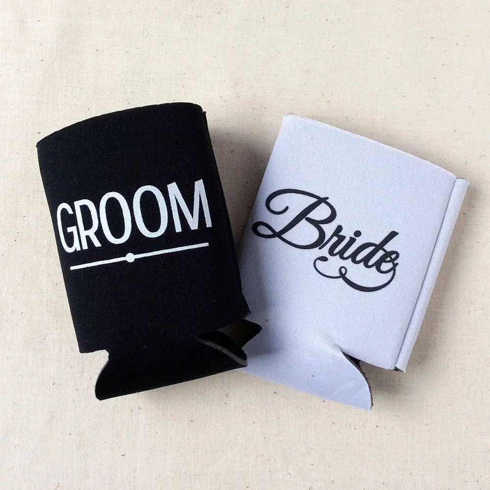 Wedding Can Cooler #195R - To Have and To Hold