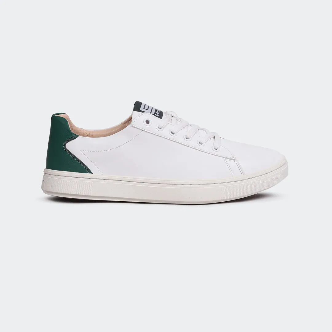 WHITE/GRN Sneakers for Men (GENIUS 555)