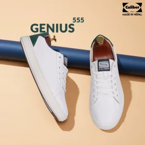 WHITE/GRN Sneakers for Men (GENIUS 555)