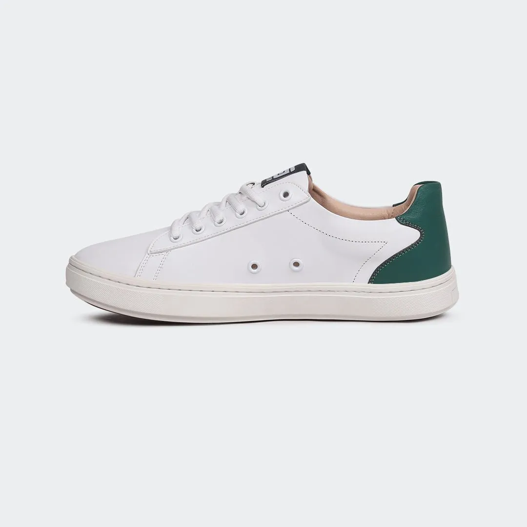 WHITE/GRN Sneakers for Men (GENIUS 555)