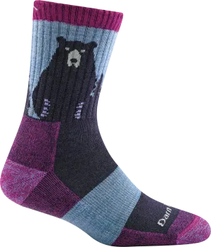 Women's Bear Town Micro Crew Lightweight Hiking Sock