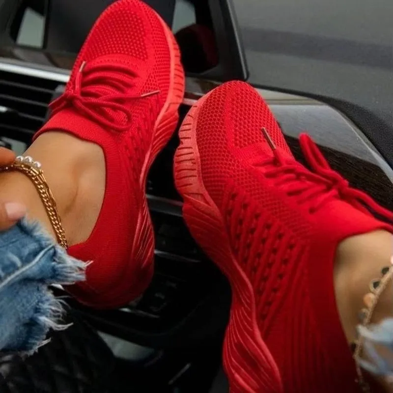 Women’s Breathable Mesh Lace Up Sneakers | Perfect for All Seasons