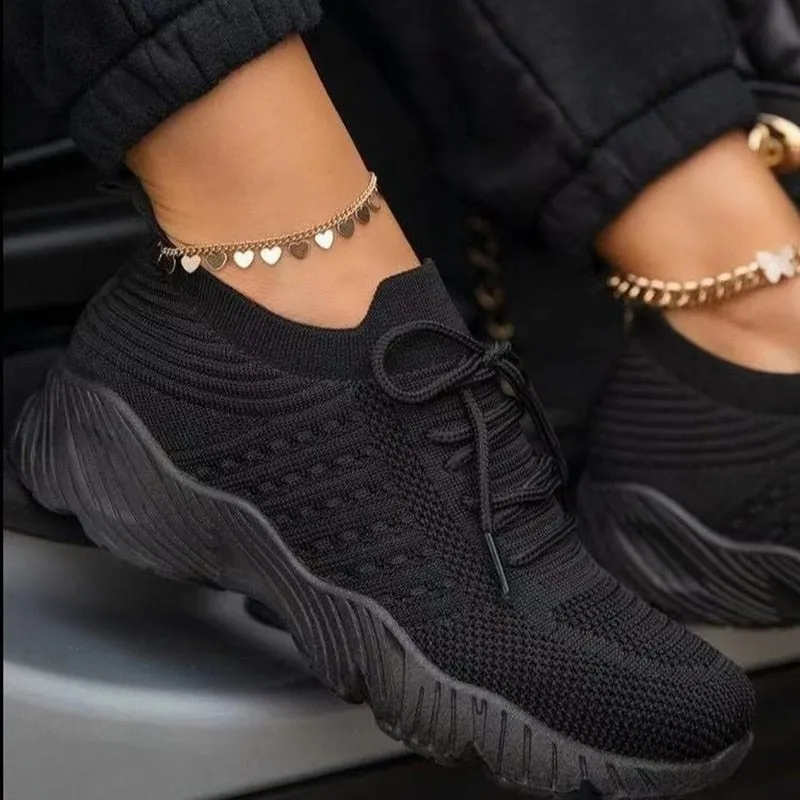 Women’s Breathable Mesh Lace Up Sneakers | Perfect for All Seasons