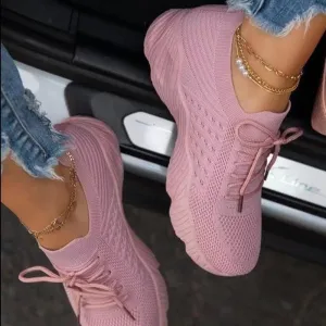 Women’s Breathable Mesh Lace Up Sneakers | Perfect for All Seasons