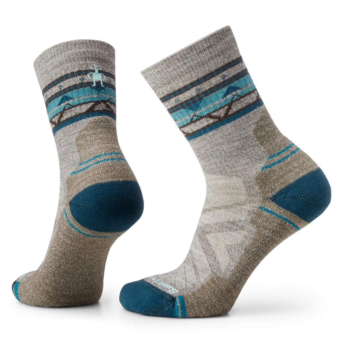 Women's Hike Zig Zag Valley Mid Crew Socks