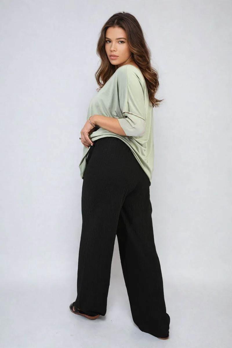 Womens Short Sleeve V-Neck Loose Top